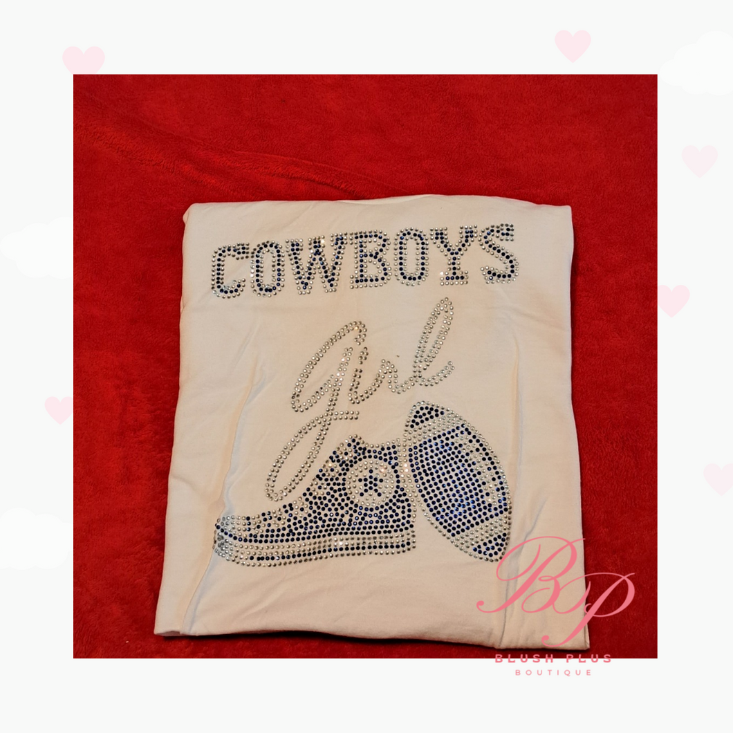 Cowboys Bling Chuck Tee